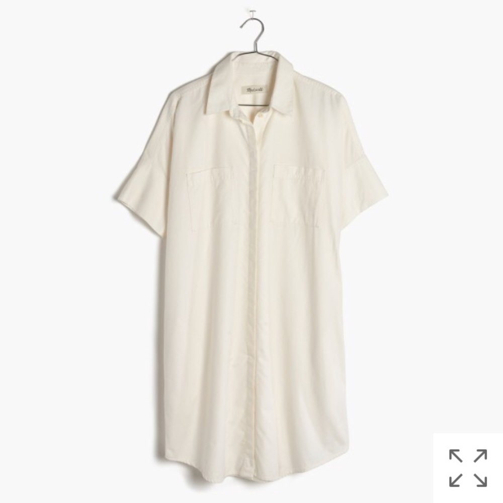 Madewell courier shirt dress